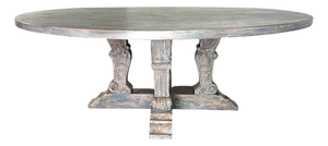 Monumental Neoclassical Style Painted Dining Table