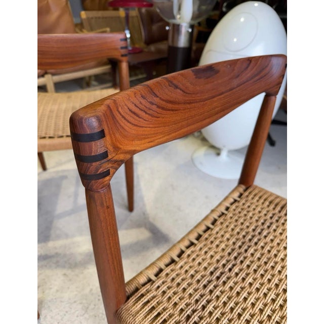 Vintage Danish Teak Dining Chairs by H.W. Klein for Bramin, 1960s, Set of 6 For Sale - Image 9 of 18