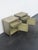 Embossed Metal Overlay End Tables Nightstands a Pair 6674 For Sale - Image 17 of 18