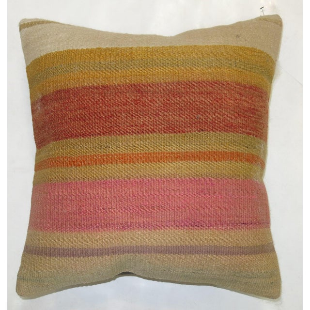 Pillow made from a mid 20th century turkish kilim