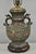 Chinoiserie Antique Chinese Porcelain Enamel Bronze Oriental Cloisonne Champleve Table Lamp For Sale - Image 3 of 12