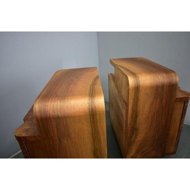 Art Deco Bedside Tables, Czechoslovakia, 1934, Set of 2 For Sale - Image 13 of 18