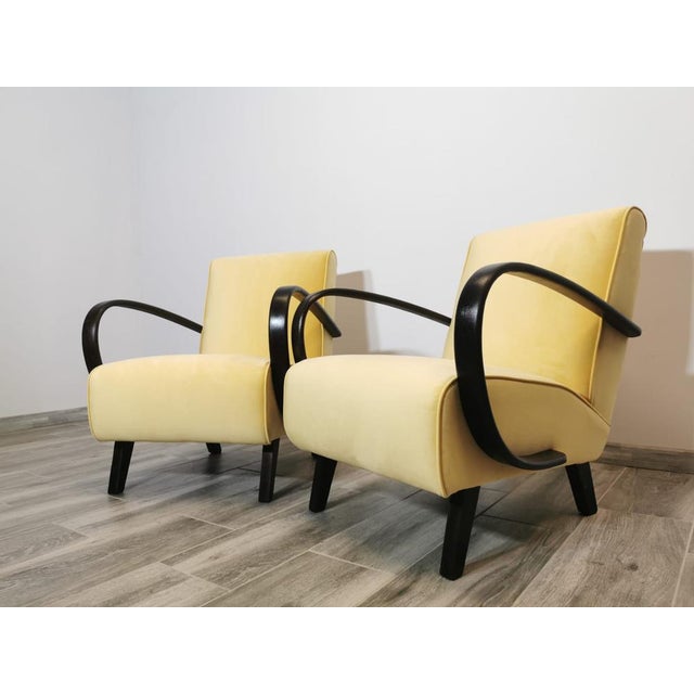 Set of Armchairs by Jindrich Halabala, 1940s For Sale - Image 18 of 18
