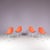 Dining Chairs in Orange Fiberglass on Chrome Metal H-Bases by Charles & Ray Eames for Herman Miller, USA, 1960s, Set of 4 For Sale - Image 3 of 8