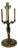 Mid 20th Century Empire Brass Bouillotte Lamp For Sale