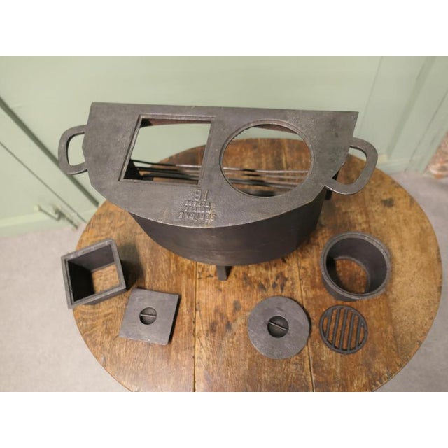 Small Cast Iron Romany Cooker For Sale - Image 5 of 8