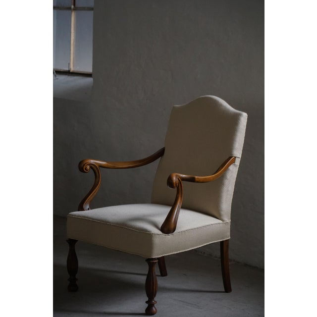 Early 20th Century Art Nouveau Danish Easy Chairs, 1920s, Set of 2 For Sale - Image 9 of 18