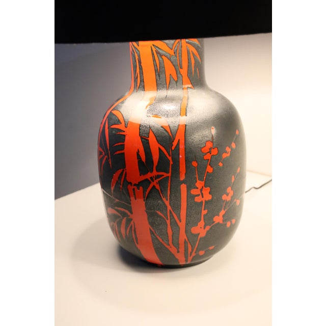 1970s Italian Ceramic Lamps by Alvino Bagni for Raymor - a Pair For Sale In Dallas - Image 6 of 8