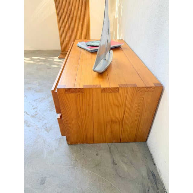 Pine Bedside Table from Maison Regain, 1970s For Sale - Image 4 of 18