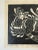 Paper Signed 1970s Pedro Puerta "Dragon Number 3" 7/100 Wood Block Print For Sale - Image 7 of 12