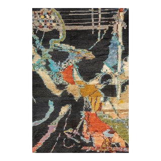 Fine Contemporary Wool Rug 5'6" X 7'7'' For Sale