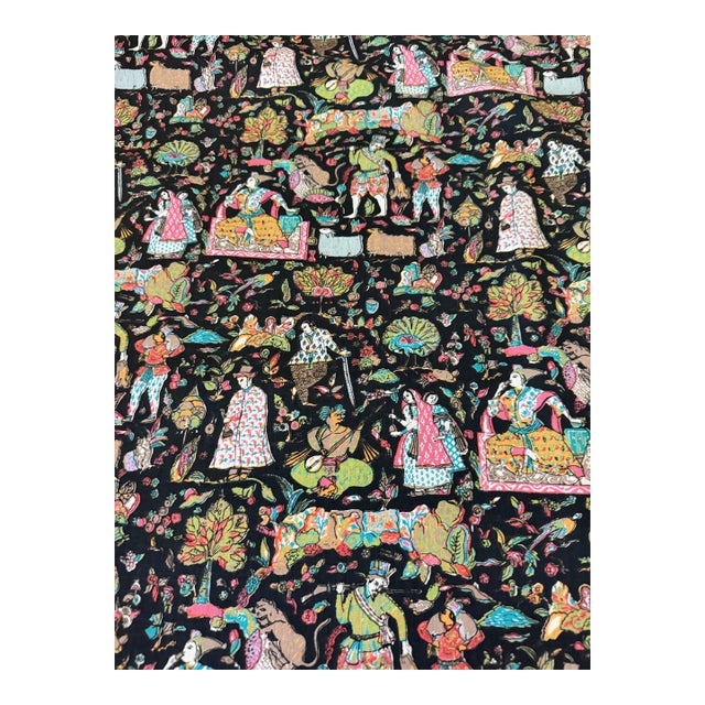 Manuel Canovas Fabric 2 1/2 Yards 'Kalinda Cotton For Sale
