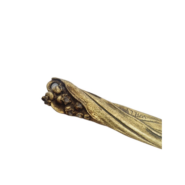 Art Nouveau Style Figurative Letters Knife, 1900s For Sale - Image 6 of 7