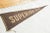:: Superior, Wisconsin felt flag souvenir wool banner pennant antique circa 1920's.