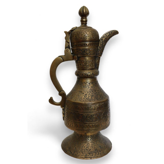 Antique Islamic Teapot in Brass Bukhara, 1900s For Sale - Image 17 of 17