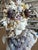 Exquisite Christa's South Seashells 14" Marble Bust of Apollo - beautifully adorned with a variety of special shells,...