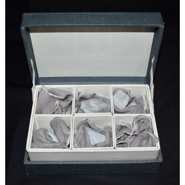 Traditional Vtg. Steuben Set of Six Crystal Strawberries W/Box For Sale - Image 3 of 18
