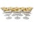 1940 Tiffin-Franciscan Gold Laurel Encrusted Rimmed Sherbet Glasses - Set of 12 For Sale In San Diego - Image 6 of 6