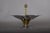 Silver-Toned and Brass Pedestal Bonbonniere with Pinecone Handle, 1960s For Sale - Image 3 of 3