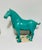 Vintage Ceramic Horse Standing Four Square on Plaque For Sale - Image 4 of 9