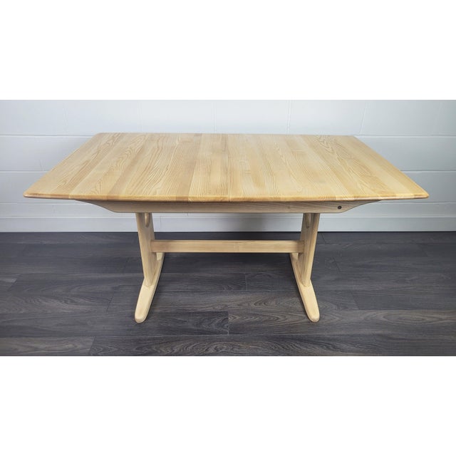 Windsor Extending Dining Table by Lucian Ercolani for Ercol, 2000s For Sale - Image 9 of 18