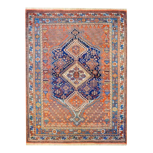 Early 20th Century Ghashghaei Rug For Sale