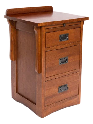 Crofter Style 3 Drawer End Table With Writing Tray-Michael Cherry-Mc3