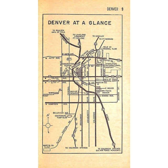 Paper "Twa Getaway Guide Denver" 1971 Casewit, Curtis W. For Sale - Image 7 of 7