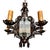 1920s 1920s Chandelier With Original Bronze Patina and Glass Beads For Sale - Image 5 of 10