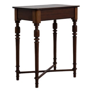 19th Century French Wooden Side Table in Original Patina For Sale