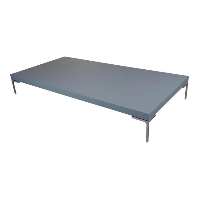 Italian Contemporary Low Profile Coffee Table For Sale