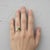 White Toi Et Moi Gemstone Ring: Opal and Onyx, Size 7.5 For Sale - Image 8 of 8