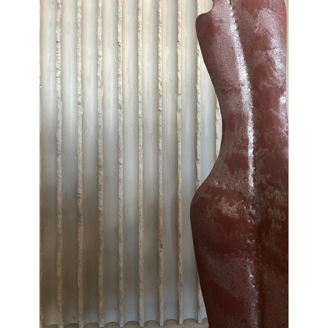 Artist: antonio misuraca, italy, 1980s, h 95cm, w 23cm. Metal sculpture by italian artist antonio misuraca, one of six...