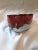 Ruby Red Drip Glaze Scalloped Edge Hoffman Pottery Bowl For Sale - Image 8 of 8