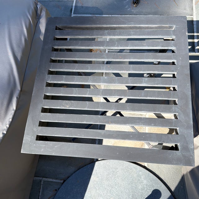 2010s Restoration Hardware Antibes Collection Zinc Side Table ($200 Each) There Are 4 Available. For Sale - Image 5 of 11