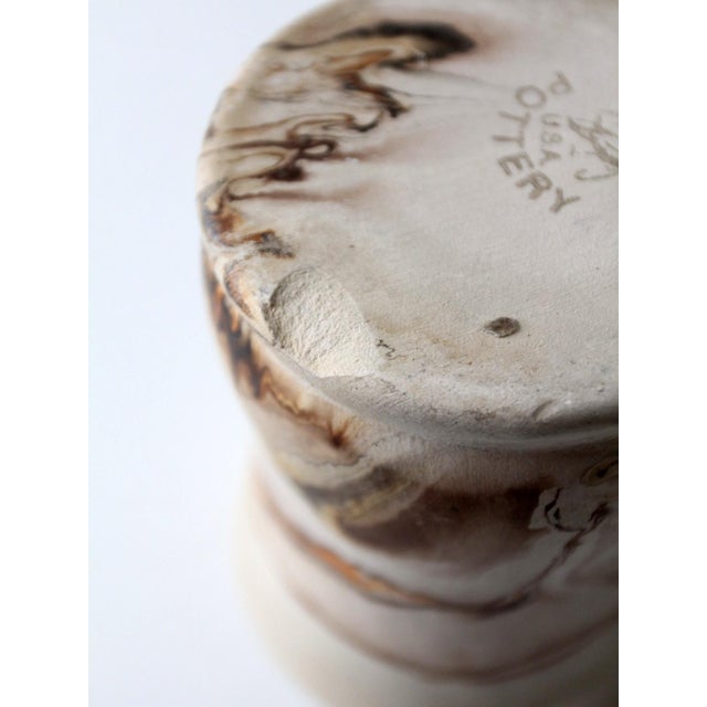Mid 20th Century Mid-Century Nemadji Pottery Swirl Glaze Mug For Sale - Image 11 of 11