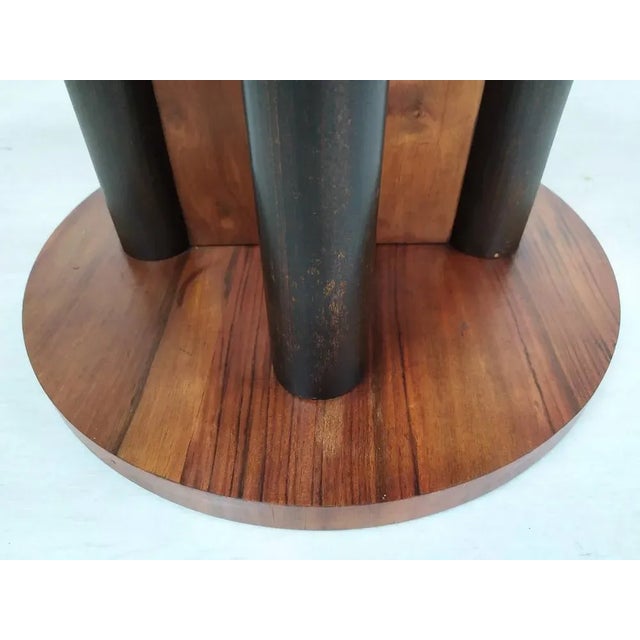 Black Art Deco Station in Walnut For Sale - Image 8 of 17