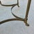 Vintage LaBarge Hexagonal Brass Hoof Footed Glass Top Coffee Table For Sale - Image 13 of 13