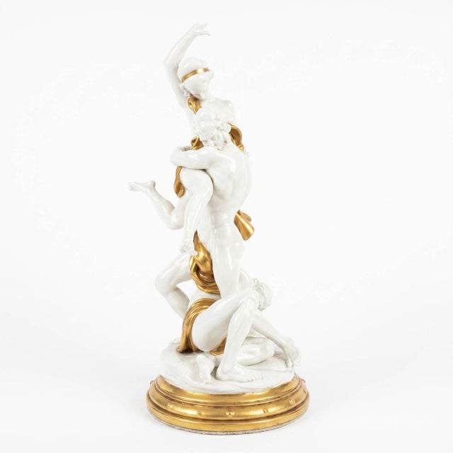 Ceramic Giuseppe Cappè, Nude The Rape of Proserpina, 1963, Porcelain For Sale - Image 7 of 8