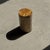 Stone Small Side Table in Orange Petrified Wood, 1980s For Sale - Image 7 of 18