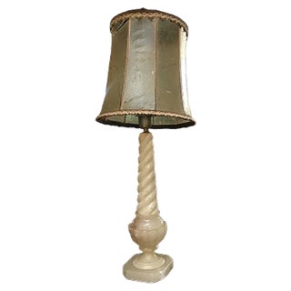 Marble Table Lamp, 1950s For Sale
