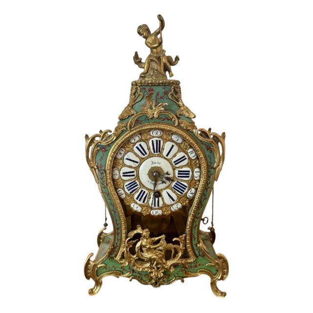 Antique French Ormolu Mantle Clock, 1860 For Sale