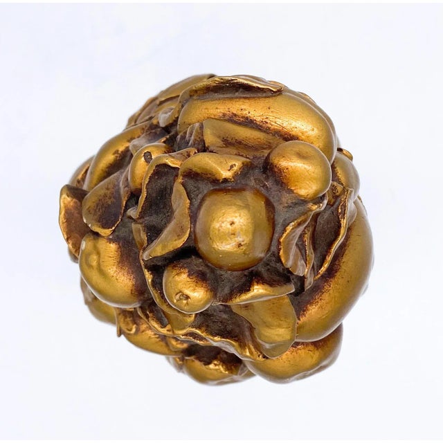 Gold 20th Century Gold Painted Plaster Topiary/ Centerpiece For Sale - Image 8 of 10