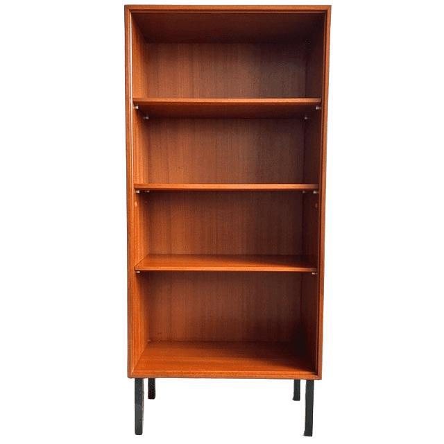 Vintage Danish Teak Bookcase, 1960s For Sale - Image 4 of 6