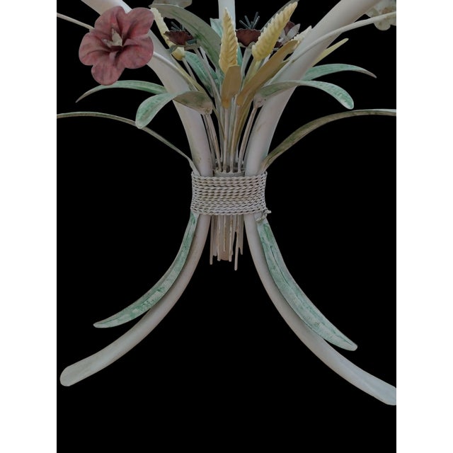 Vintage Italian Toleware Table, 1960s For Sale - Image 6 of 12