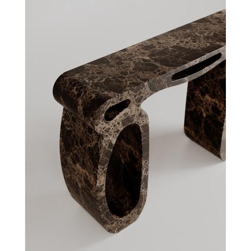 Port Saint Laurent Marble Soie Console by Esther Knopfler For Sale - Image 17 of 18