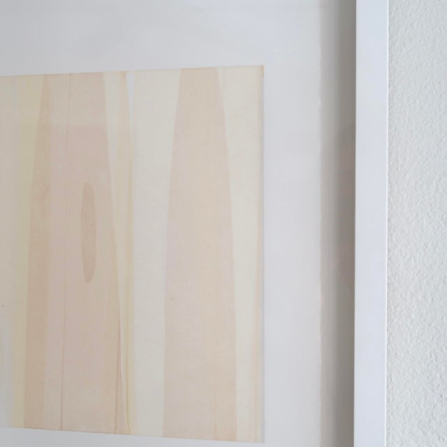 2020s Original Custom Framed Abstract Minimalist Painting in Organic Soft Neutral Tones by Casey R Klein For Sale - Image 5 of 11