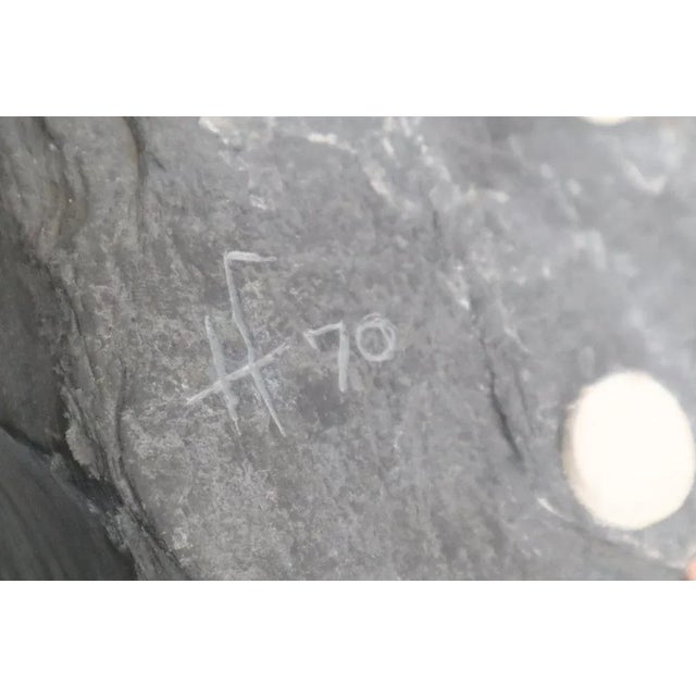 Brutalism Wall Candlestick in Slate and Bronze, 1970 For Sale - Image 9 of 10