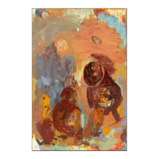 Erika Ranee Cosby "Drying" Acrylic & Shellac, 2014 For Sale