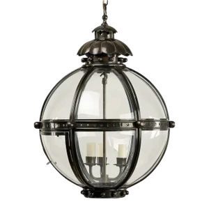 Globe Lantern in Bronze Finish